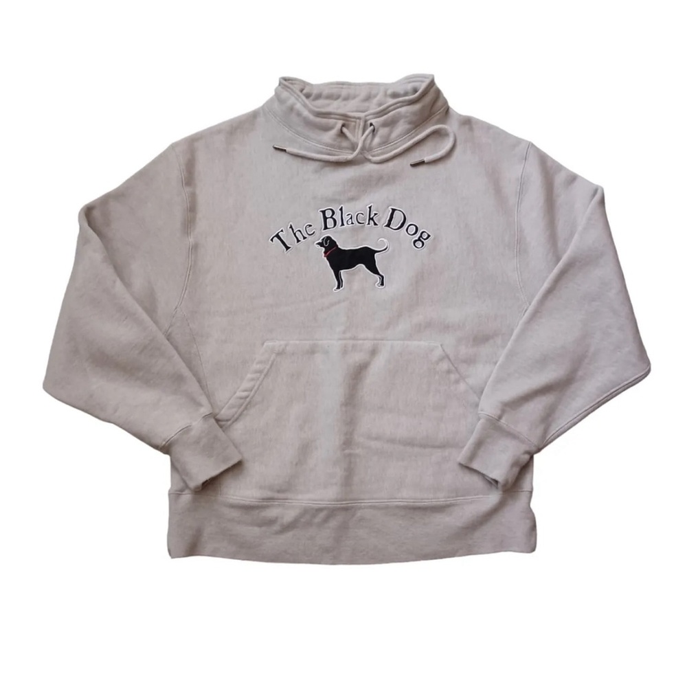 The Black Dog Sweatshirt Mens XS Gray Fishermen Logo (fits like women’s S/M)